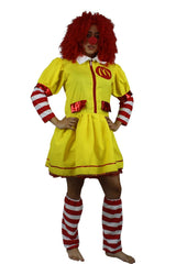 Disfraz de Payaso de hamburguesa mujer