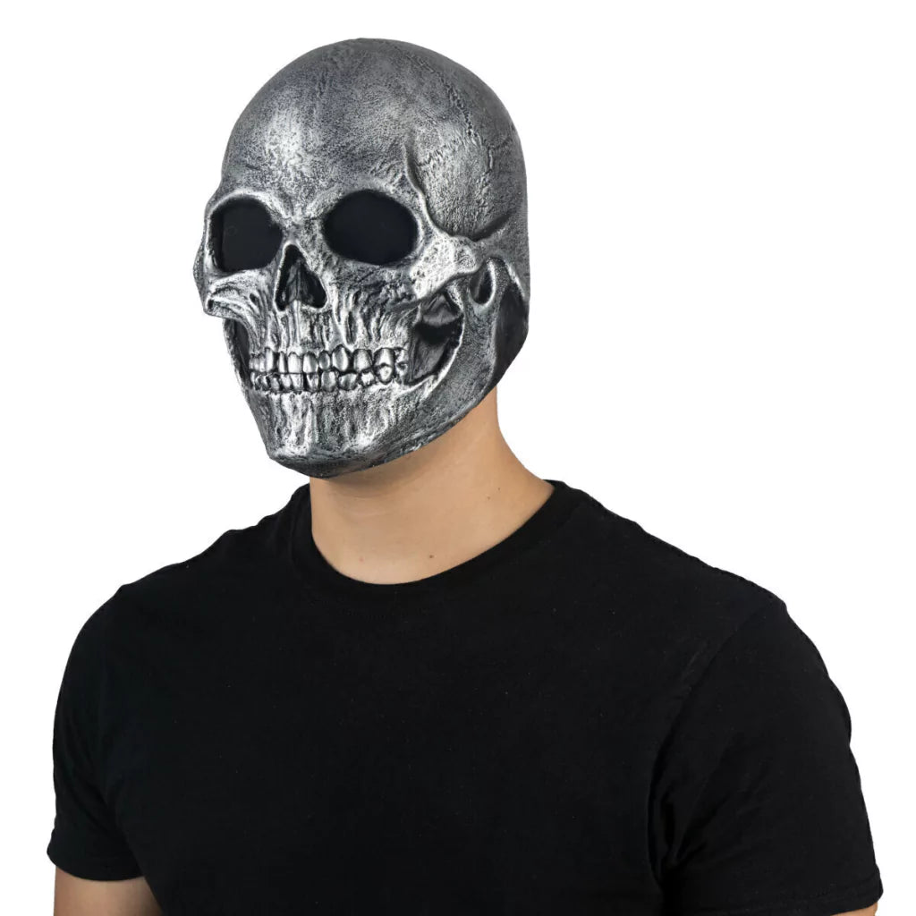 Mascara Skull Silver