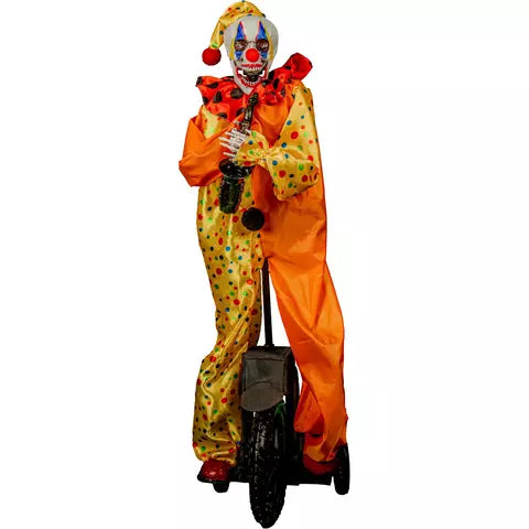 Payaso acróbata animatronico