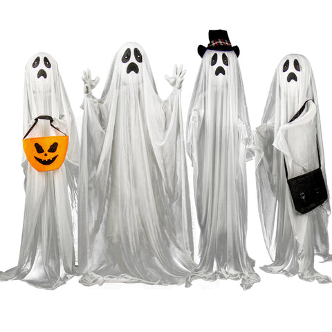 Familia fantasma animatronico