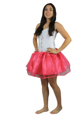 Hada/bailarina blanco con rosa