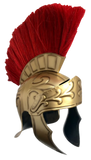 Casco Romano Deluxe Dorado