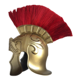 Casco Romano Deluxe Dorado