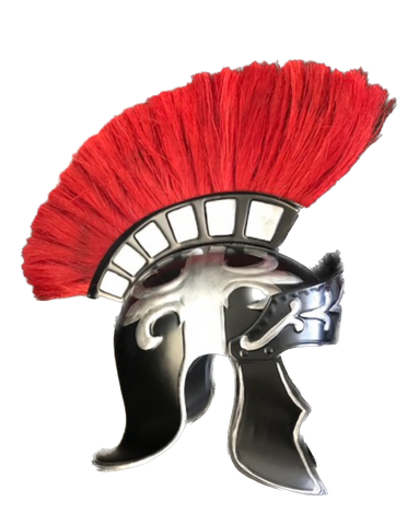 Casco Romano Deluxe Negro