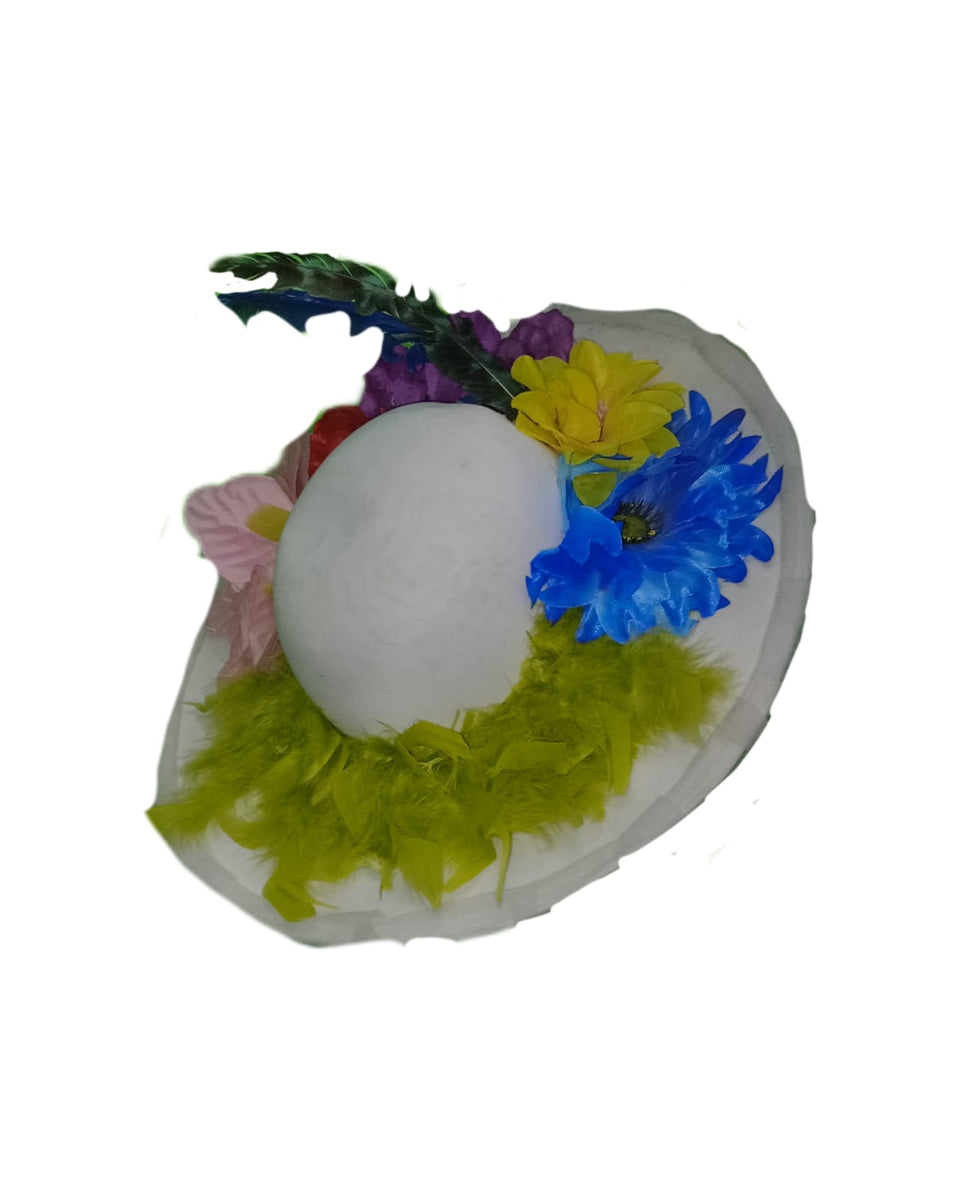 Sombrero Catrina Blanco