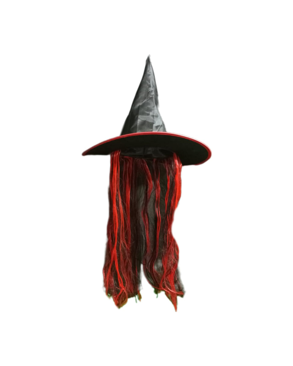Sombrero Bruja con Peluca