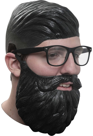 Barba y Peluca latex tipo Hipster