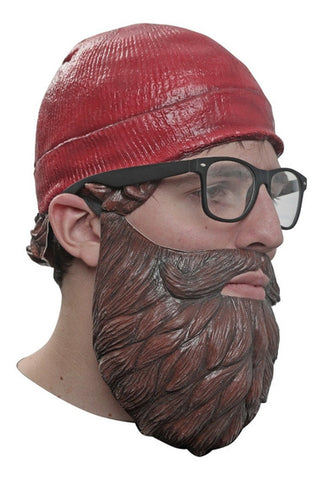 Barba y Peluca latex tipo Leñador