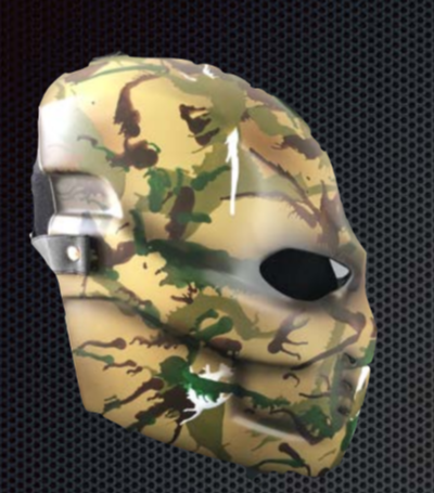 Careta 3/4 Camuflajes