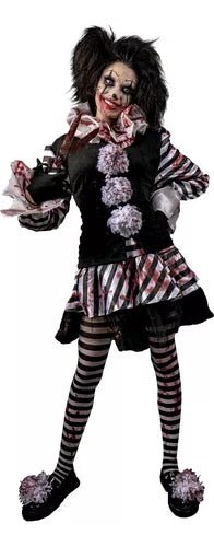 Carnevil Clown Girl Costume - La Oveja Negra Disfraces