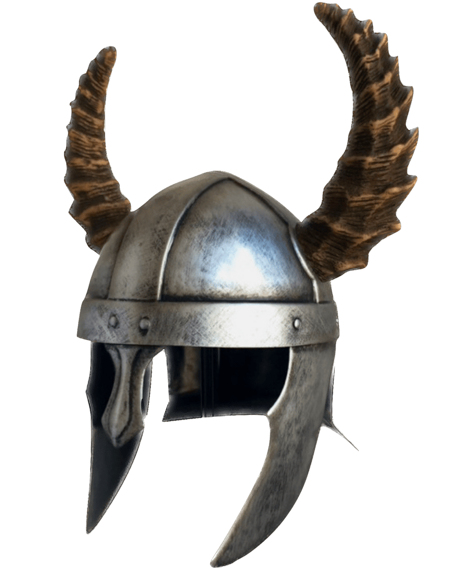Casco Vikingo Deluxe - La Oveja Negra Disfraces