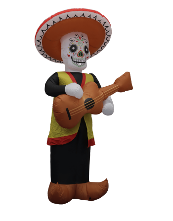 Inflable Catrín Guitarrista