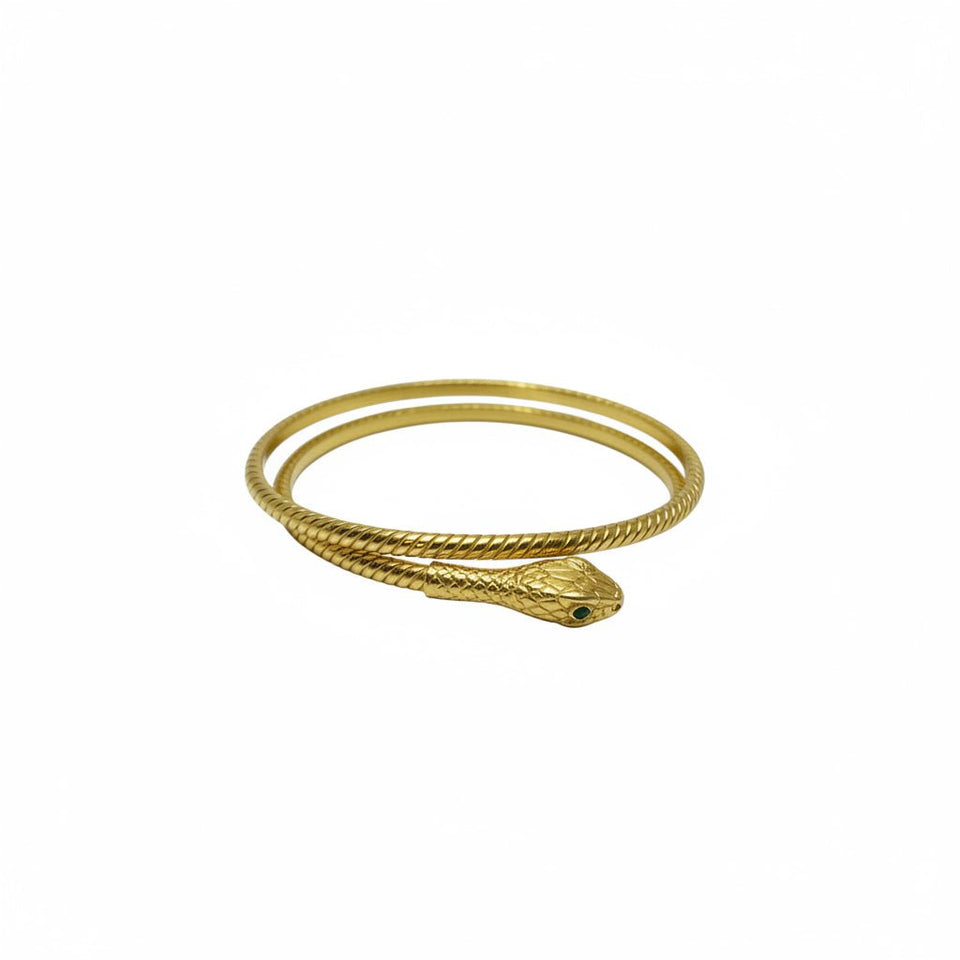 Collar Víbora Dorado - La Oveja Negra Disfraces