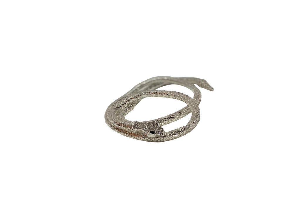 Collar Víbora Plateado - La Oveja Negra Disfraces