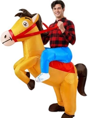 Disfraz Caballo Inflable - La Oveja Negra Disfraces