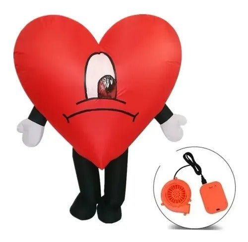 Disfraz Corazón Inflable - La Oveja Negra Disfraces