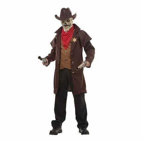 Disfraz Cowboy Skull - La Oveja Negra Disfraces
