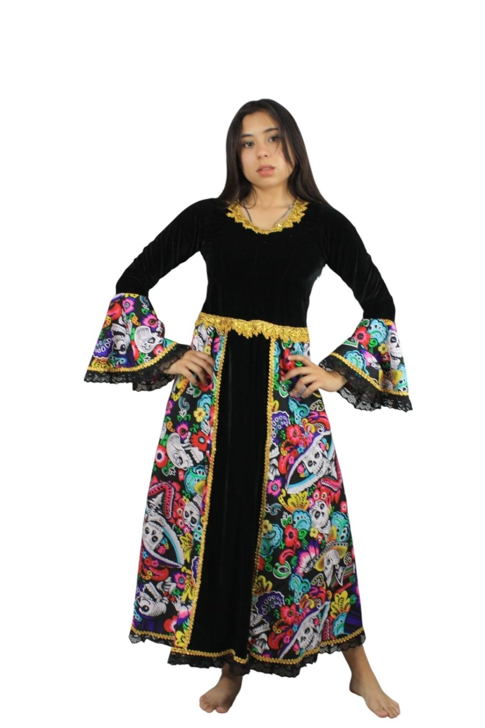 Disfraz de Catrina - La Oveja Negra Disfraces