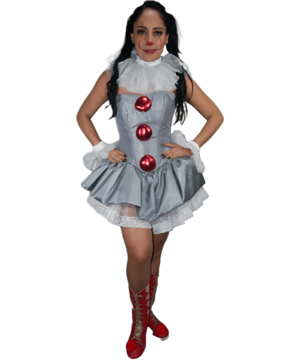 Disfraz Pennywise Mujer (IT) - La Oveja Negra Disfraces