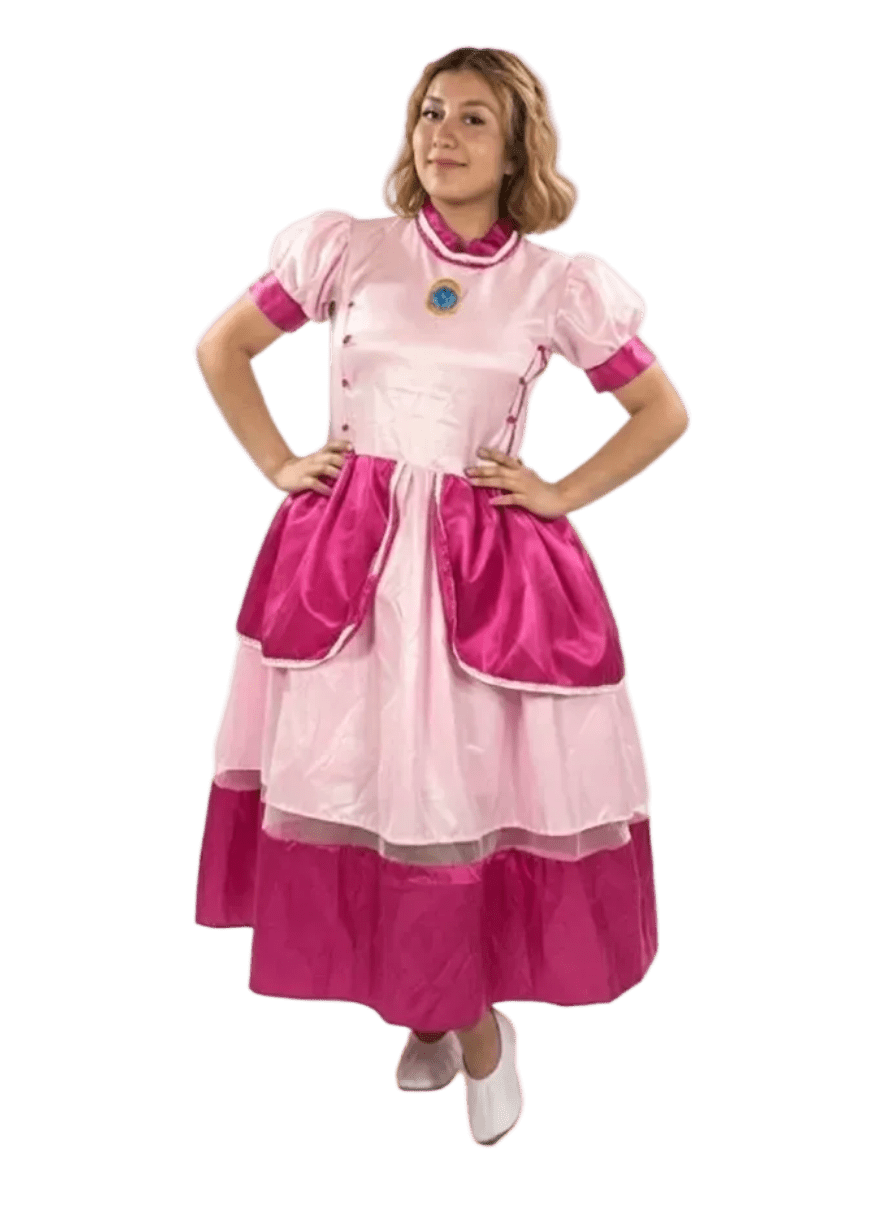 Disfraz Princesa Peach (Super Mario Bros) - La Oveja Negra Disfraces