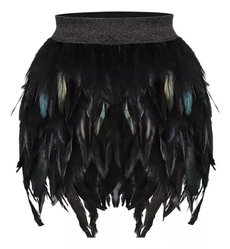 Falda Pluma Negra