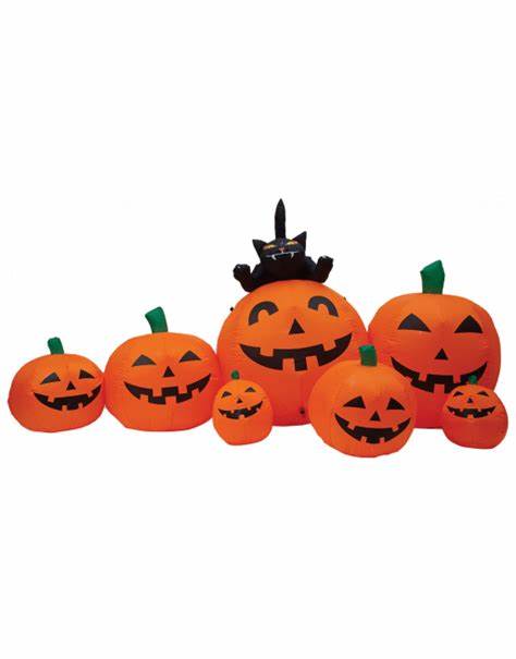 Inflable Familia Calabaza - La Oveja Negra Disfraces