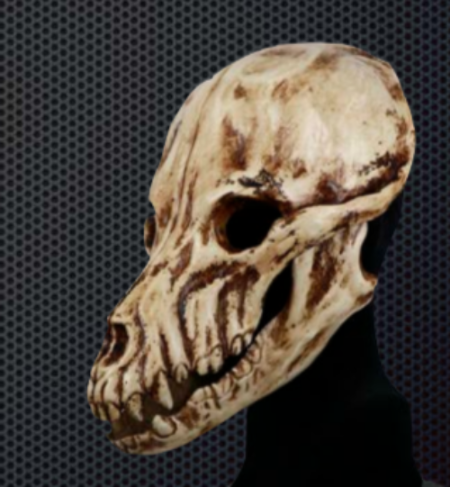 Máscara Lobo Calavera