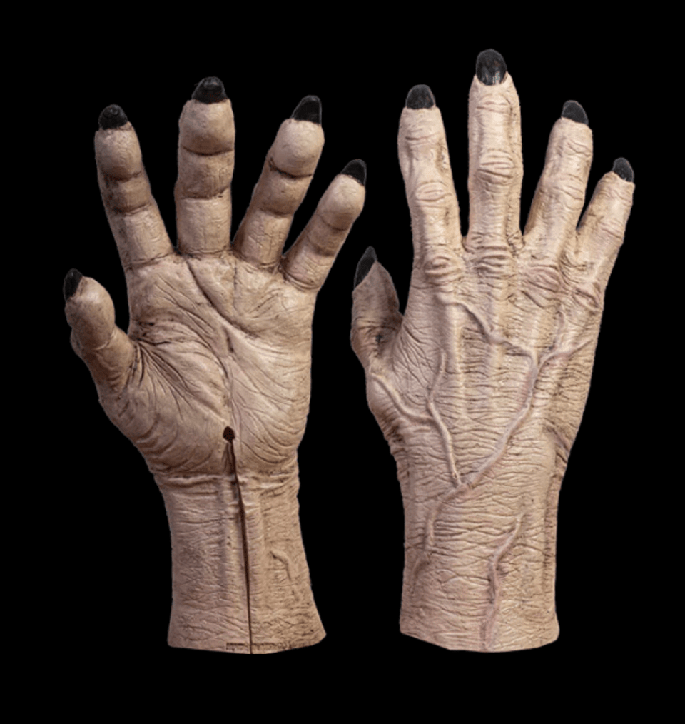 Manos Mounstruo Palidas (pale gloves) - La Oveja Negra Disfraces