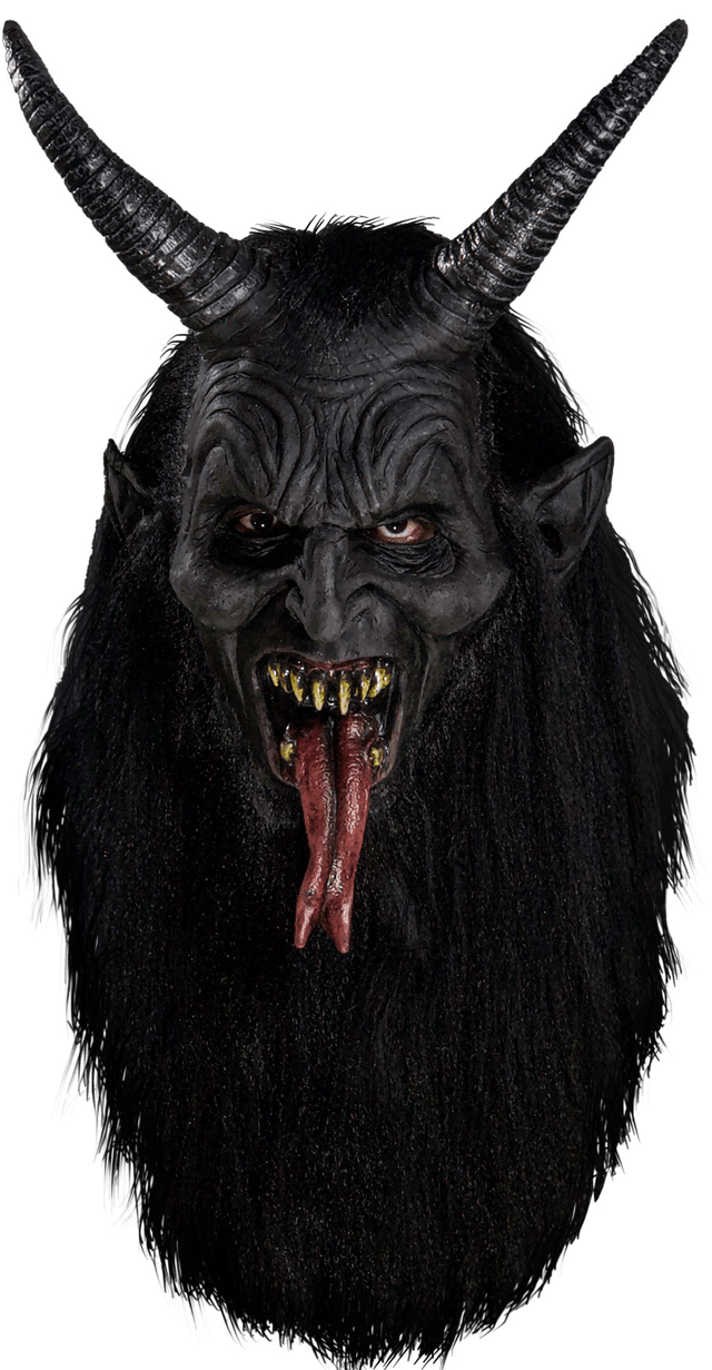 Máscara Black Krampus Deluxe O - La Oveja Negra Disfraces