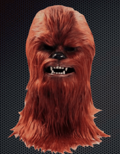 Máscara Careta Chewbacca (Star Wars) - La Oveja Negra Disfraces