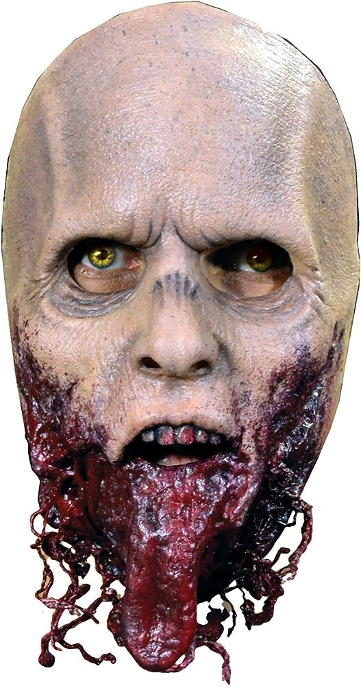 Máscara Careta Jawless Walker Zombie - La Oveja Negra Disfraces
