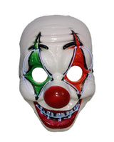 Máscara Careta Led Clown - La Oveja Negra Disfraces
