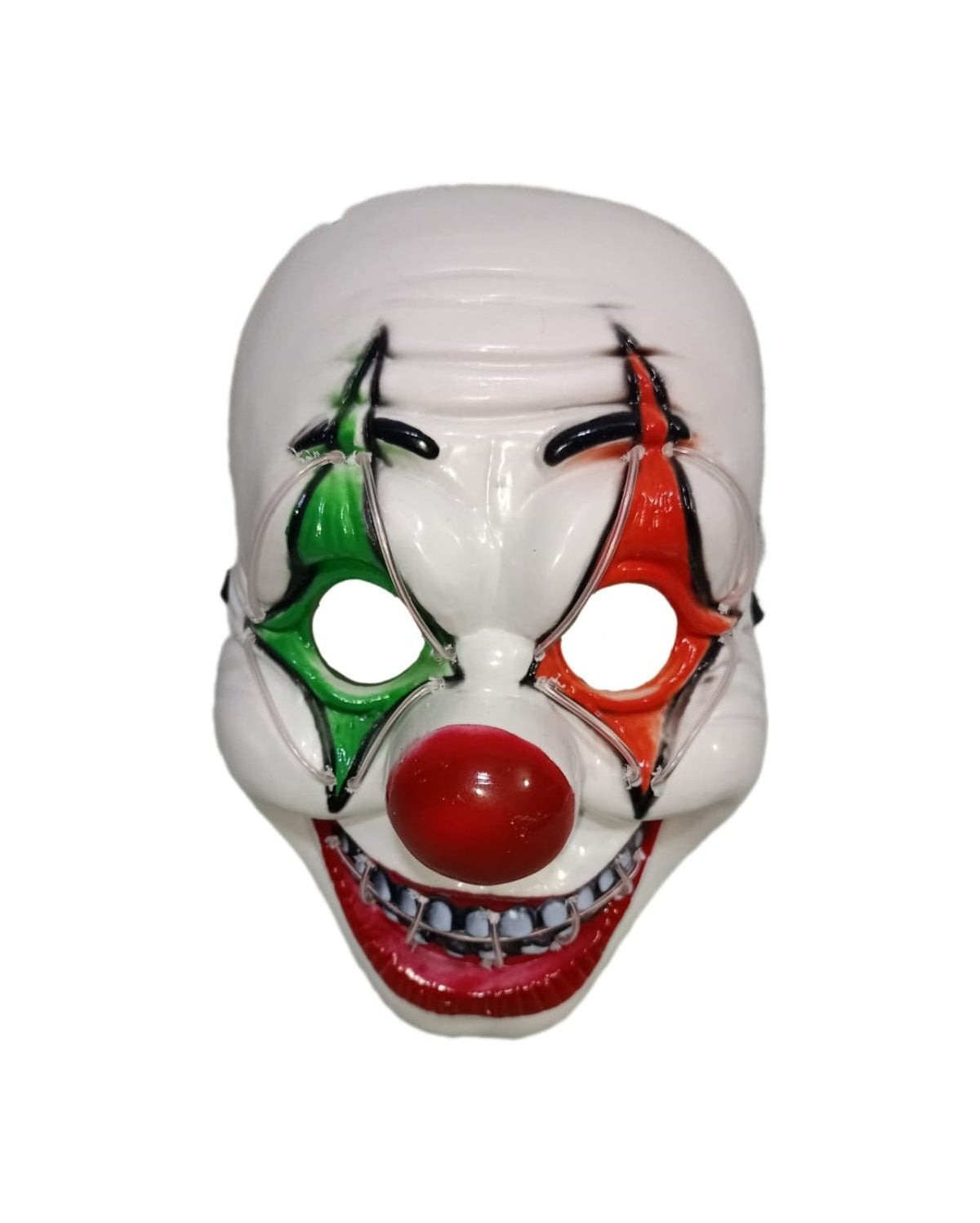 Máscara Careta Led Clown - La Oveja Negra Disfraces