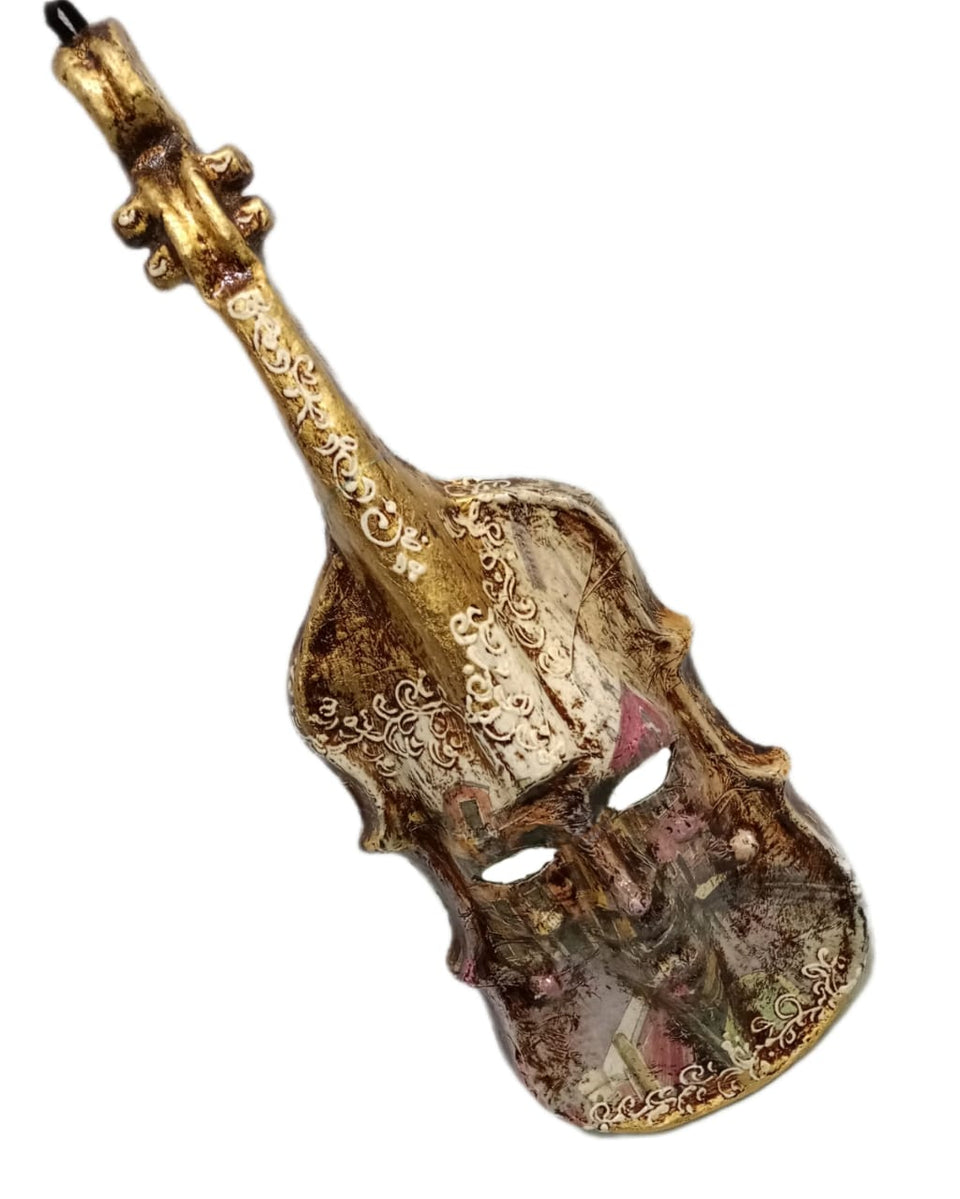 Máscara Careta Violín Veneciano - La Oveja Negra Disfraces