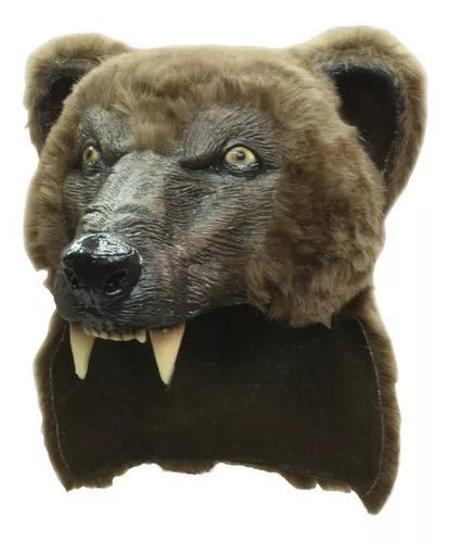 Máscara Casco Brown Bear - La Oveja Negra Disfraces