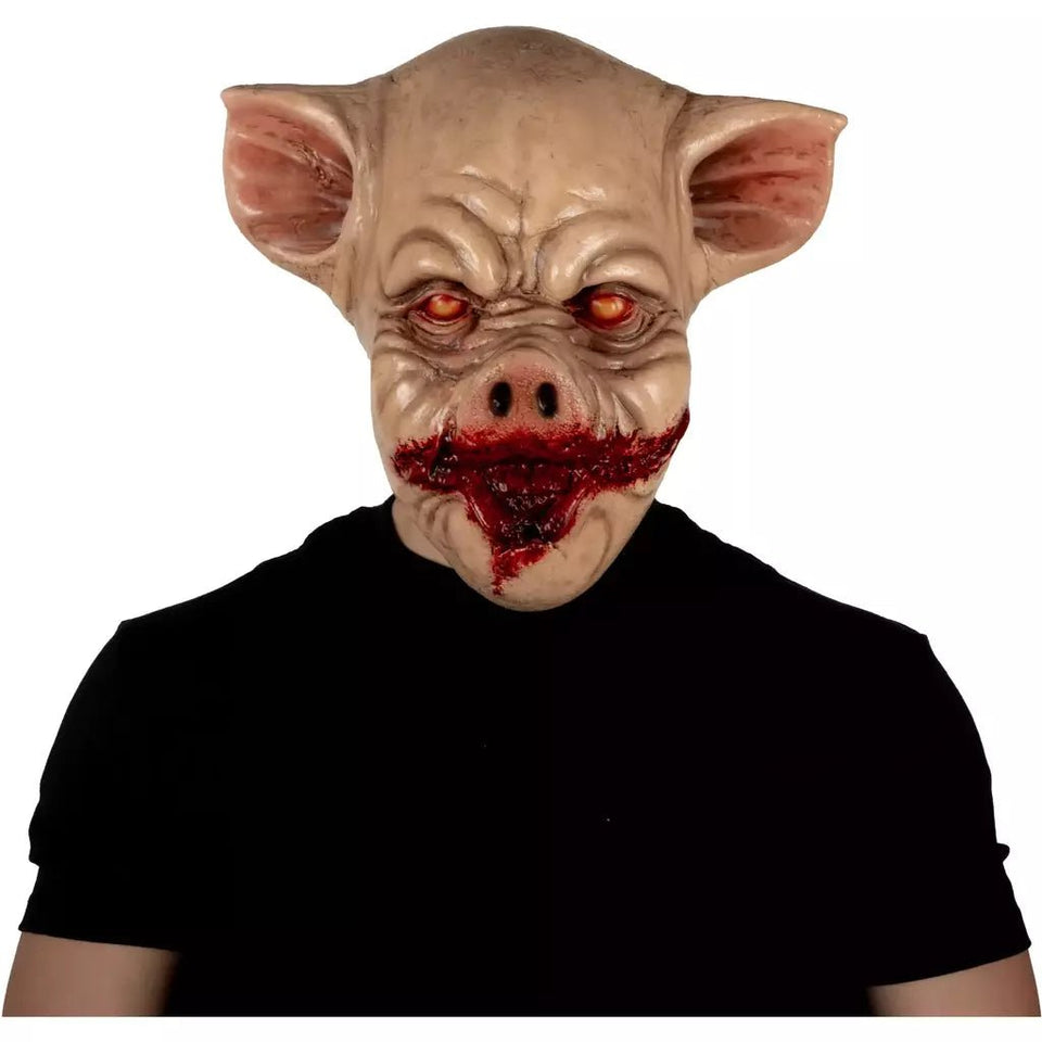 Máscara Cerdo Creepy - La Oveja Negra Disfraces
