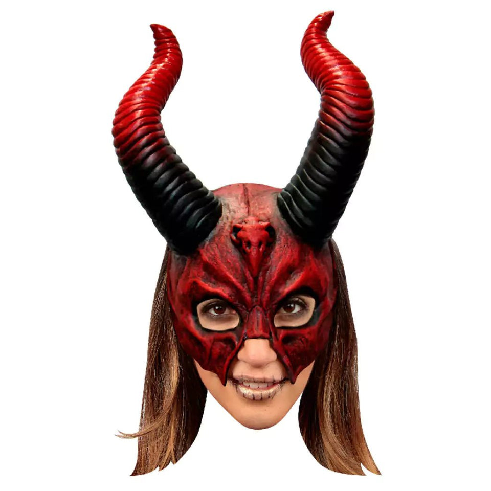 Máscara Horned Skull - La Oveja Negra Disfraces