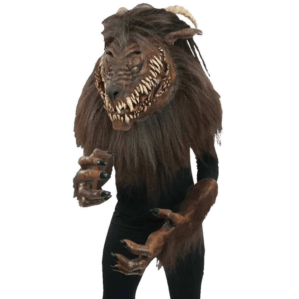 Máscara Snarling Werewolf - La Oveja Negra Disfraces