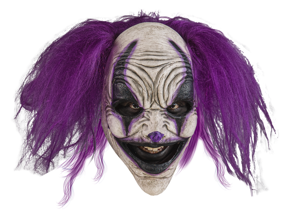 Máscara Carousel Clown — Morado — 1