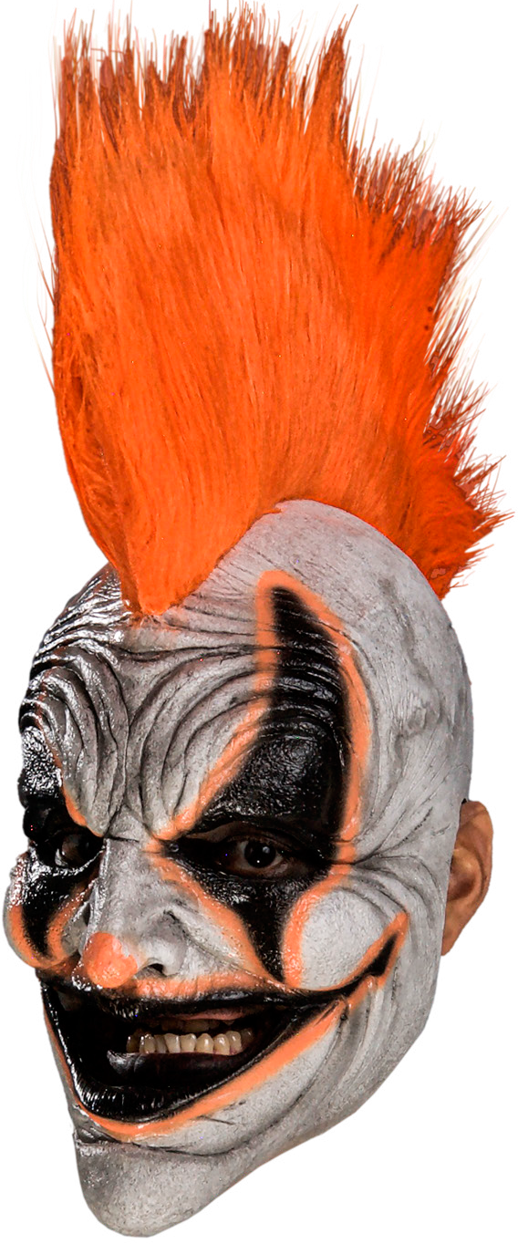 Máscara Carousel Clown Punk — Naranja — 1