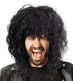 Peluca Guitarrista Famoso - La Oveja Negra Disfraces