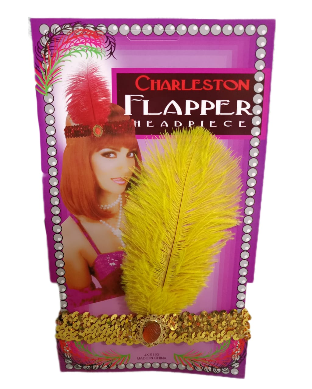 Pluma Charleston - La Oveja Negra Disfraces