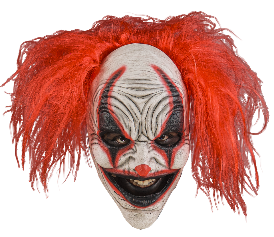 Máscara Carousel Clown — Rojo — 1