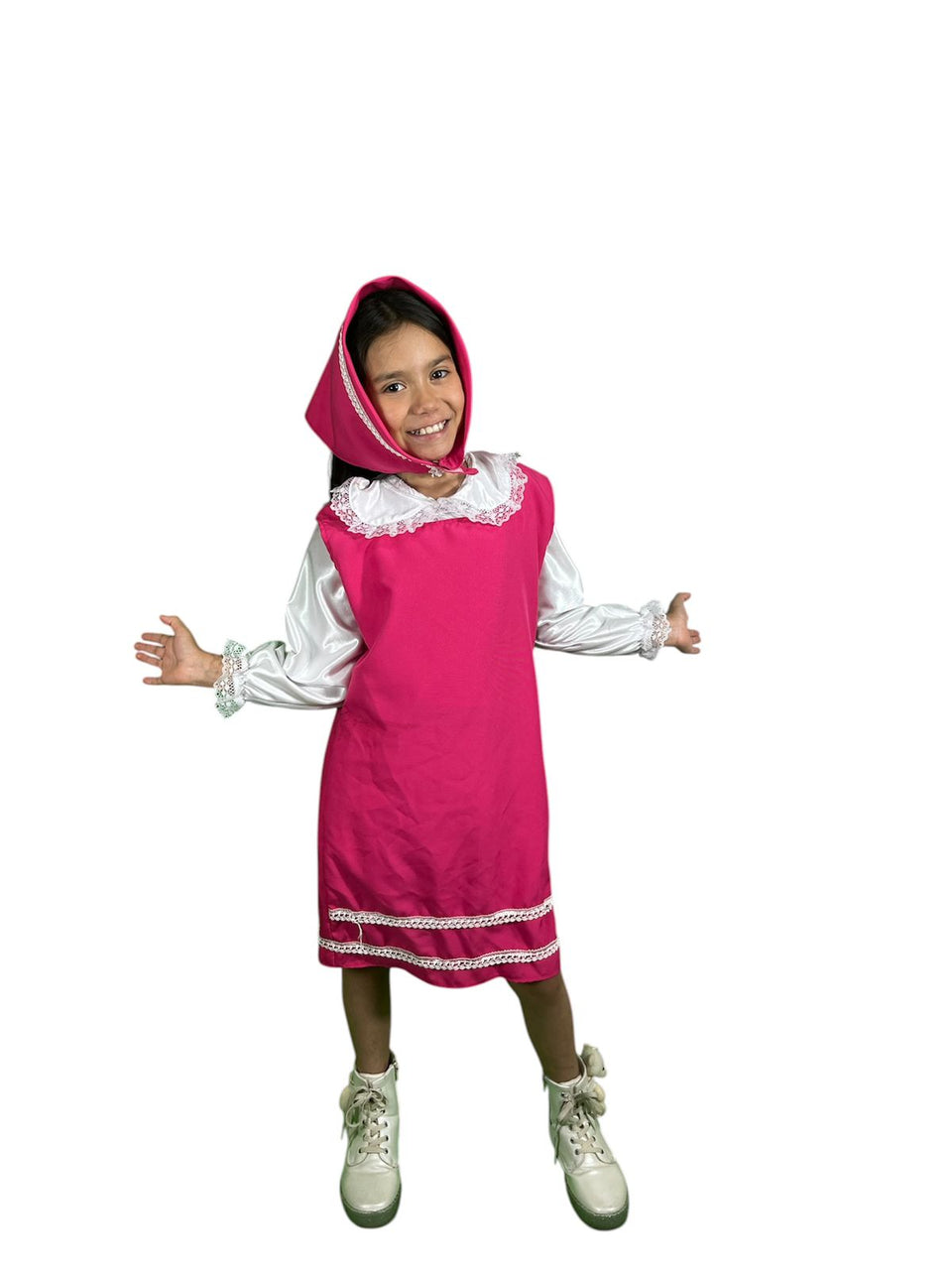 Niña de la capucha rosa