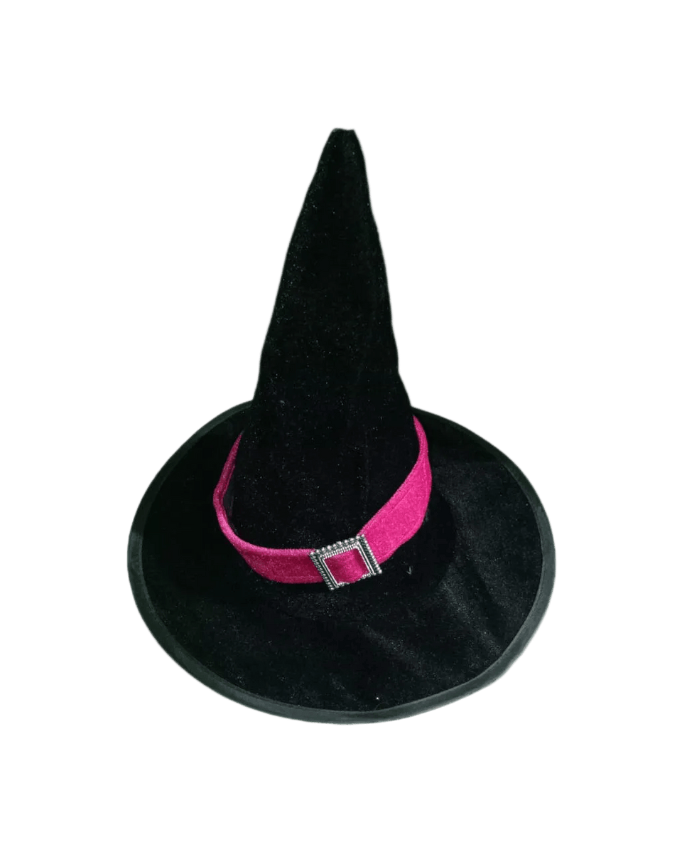 Sombrero Bruja Tercioopelo - La Oveja Negra Disfraces