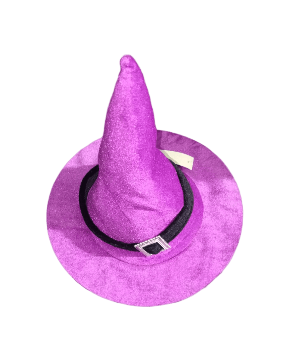 Sombrero Bruja Tercioopelo - La Oveja Negra Disfraces