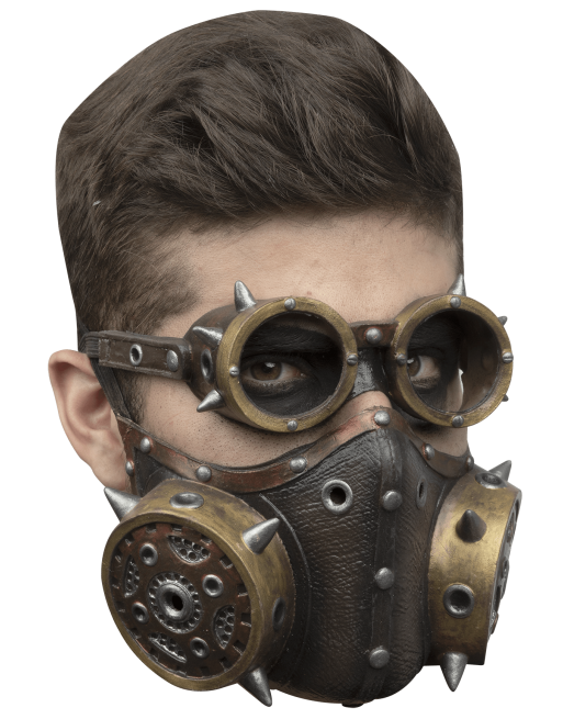 Mascara Steampunk Muzzle and Glasses