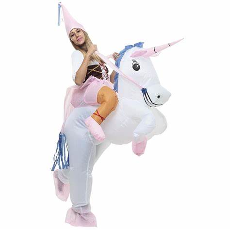 Unicornio Inflable - La Oveja Negra Disfraces