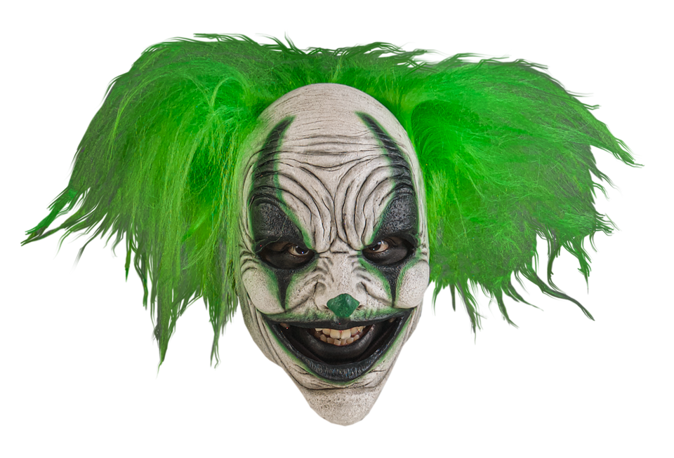 Máscara Carousel Clown — Verde — 1