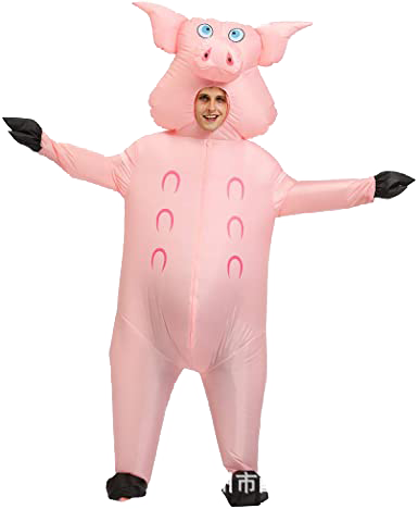 Disfraz Cerdito Inflable